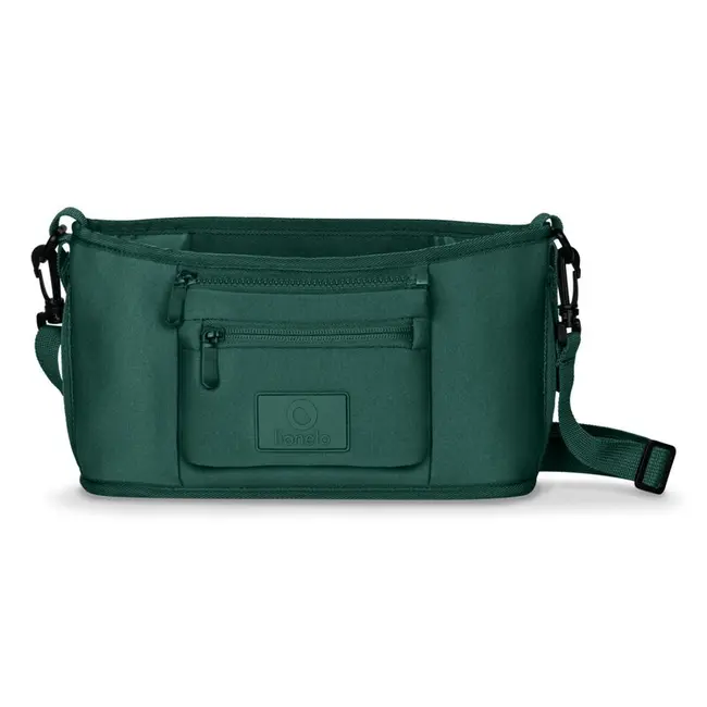 Lionelo - Geanta impermeabila pentru mamici si carucior, Little Cube, Cu 4 compartimente, Curea detasabila, Buzunar exterior detasabil, Verde BYNLO-LITTLE_CUBE_GREEN