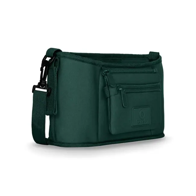 Lionelo - Geanta impermeabila pentru mamici si carucior, Little Cube, Cu 4 compartimente, Curea detasabila, Buzunar exterior detasabil, Verde BYNLO-LITTLE_CUBE_GREEN