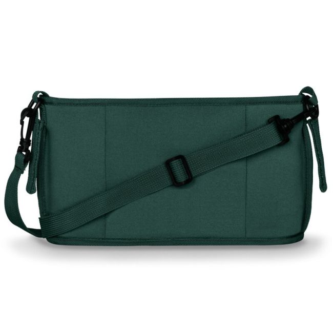 Lionelo - Geanta impermeabila pentru mamici si carucior, Little Cube, Cu 4 compartimente, Curea detasabila, Buzunar exterior detasabil, Verde BYNLO-LITTLE_CUBE_GREEN