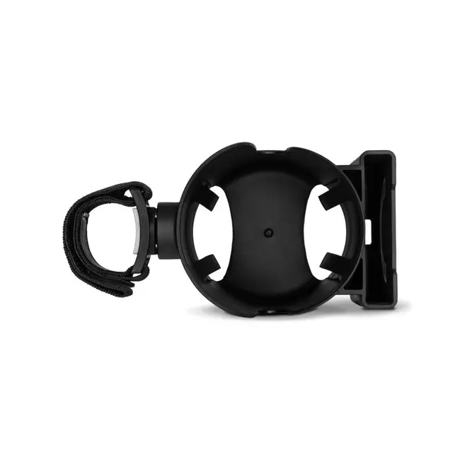 Lionelo - Suport universal pentru biberon/pahar si telefon Ove, Cu sistem de rotire 360, Negru BYNLO-OVE