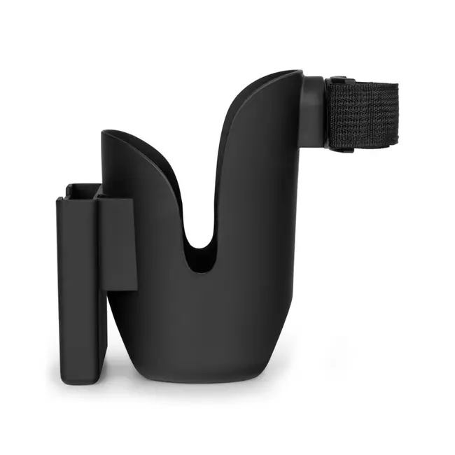 Lionelo - Suport universal pentru biberon/pahar si telefon Ove, Cu sistem de rotire 360, Negru BYNLO-OVE