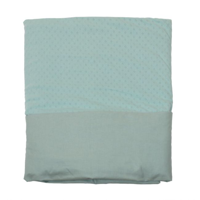 Pilota Pentru Copii Din Bumbac, Fata Dubla, Umplutura Hipoalergenica Babysoft, Salvia, 150x100cm Pjb84267