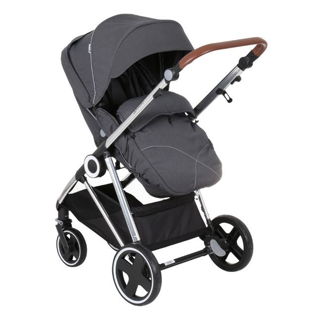 Babygo - carucior 3 in 1 halime  – cadru silver  bbbbgo-74112