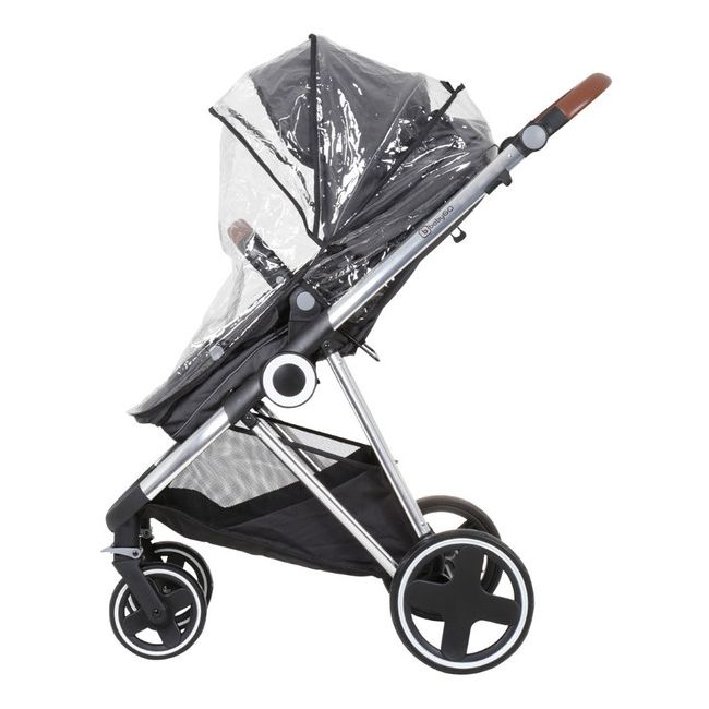 Babygo - carucior 3 in 1 halime  – cadru silver  bbbbgo-74112