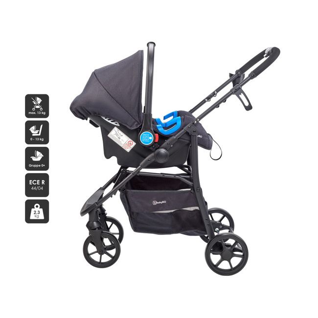 Babygo - carucior style 3 in 1 rosa bbbbgo-6324