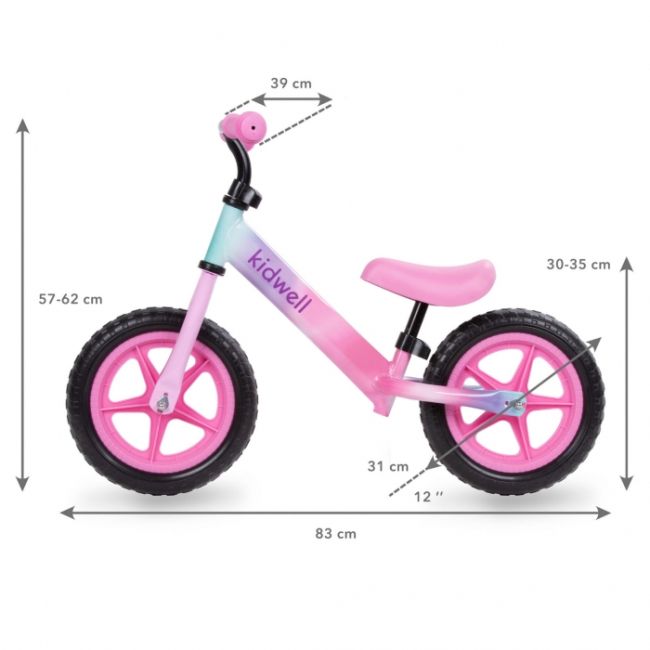 Bicicleta fara pedale kidwell rebel ombre edeedirobireb11a0