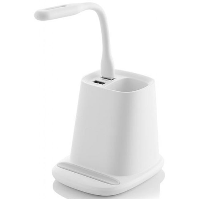 Incarcator wireless cu suport organizator si lampa led usb 5-in-1 JUBBG-V0103210