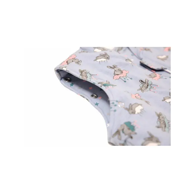 Sac de dormit cu picioruse si cu maneci,  Bunny Blue, 130 cm, 2 Tog - Iarna KDEJPIC1302BUNB