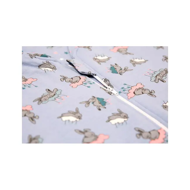 Sac de dormit cu picioruse si cu maneci,  Bunny Blue, 130 cm, 2 Tog - Iarna KDEJPIC1302BUNB