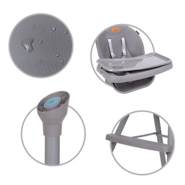 Scaun de masa 4 in 1 kidwell eatan gray edeedikrwyeat02a1