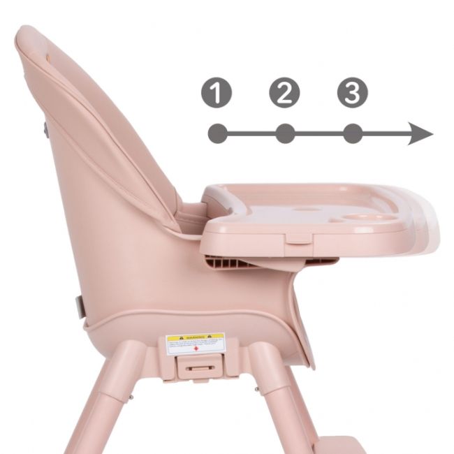 Scaun de masa 4 in 1 kidwell eatan pink edeedikrwyeat01a1