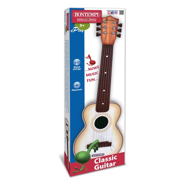 BONTEMPI CHITARA CLASICA DIN PLASTIC CU 6 COARDE 55CM VIVBon20-5510