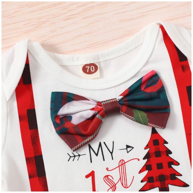 Costumas din 3 piese pentru bebelusi - christmas time (marime disponibila: 3-6 luni (marimea 18 incaltaminte)) mbms10-de2.3-6 luni (marimea 18 incaltaminte)