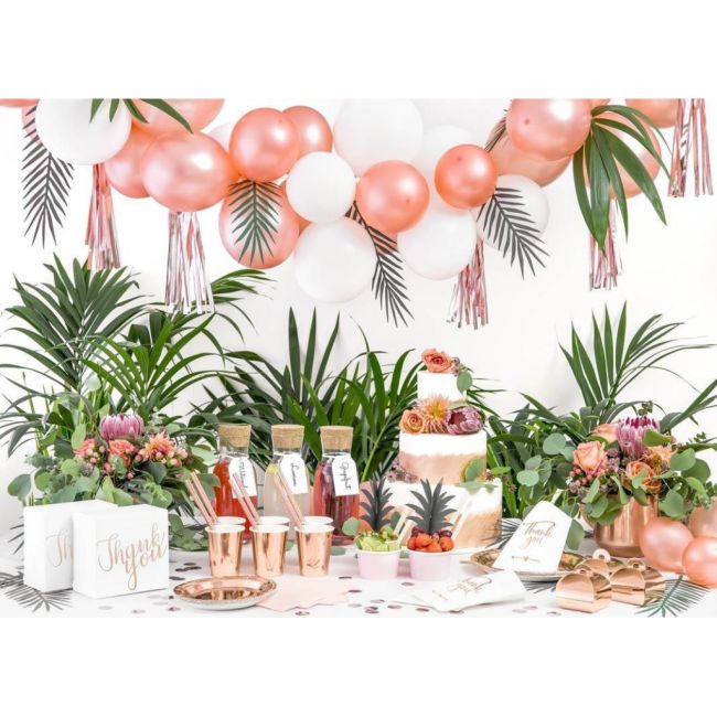 Ghirlanda franjuri pentru decorat roz auriu JUBHB-TG1-019R