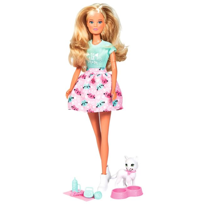 Papusa simba steffi love, kitty love 29 cm cu figurina si accesorii hubs105733489