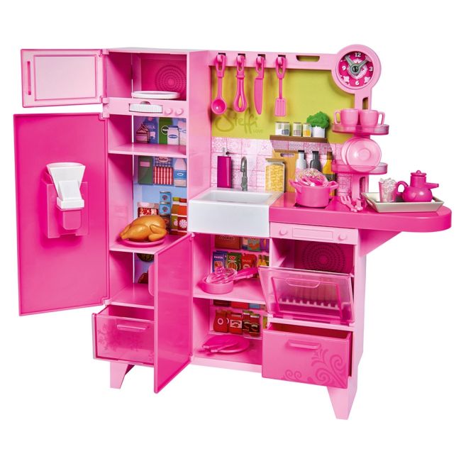 Papusa simba steffi love kitchen studio 29 cm cu bucatarie si accesorii hubs105733342