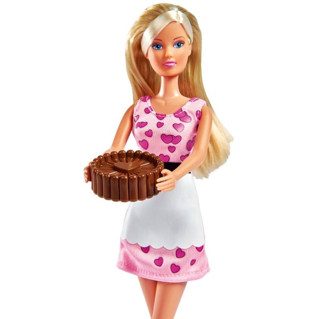 Papusa simba steffi love kitchen studio 29 cm cu bucatarie si accesorii hubs105733342