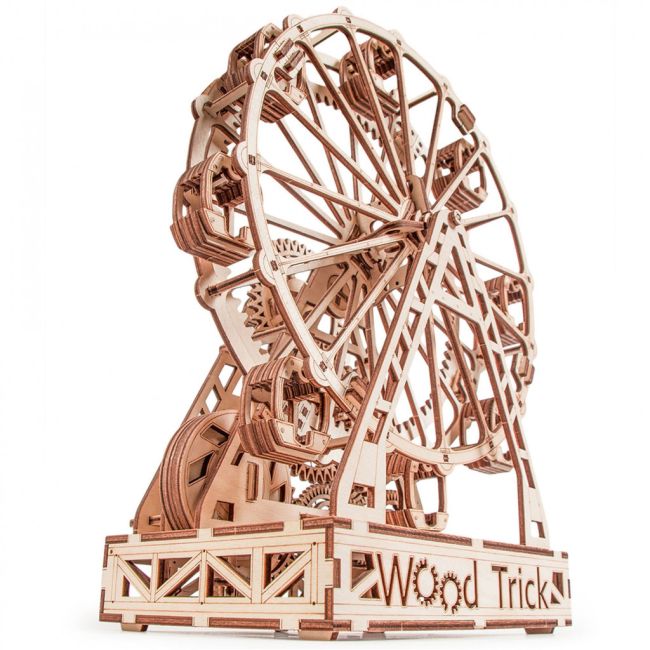 Puzzle 3D din lemn Ferris Wheel - roata parc de distractii JUBUD-A2