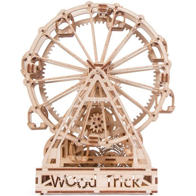 Puzzle 3D din lemn Ferris Wheel - roata parc de distractii JUBUD-A2