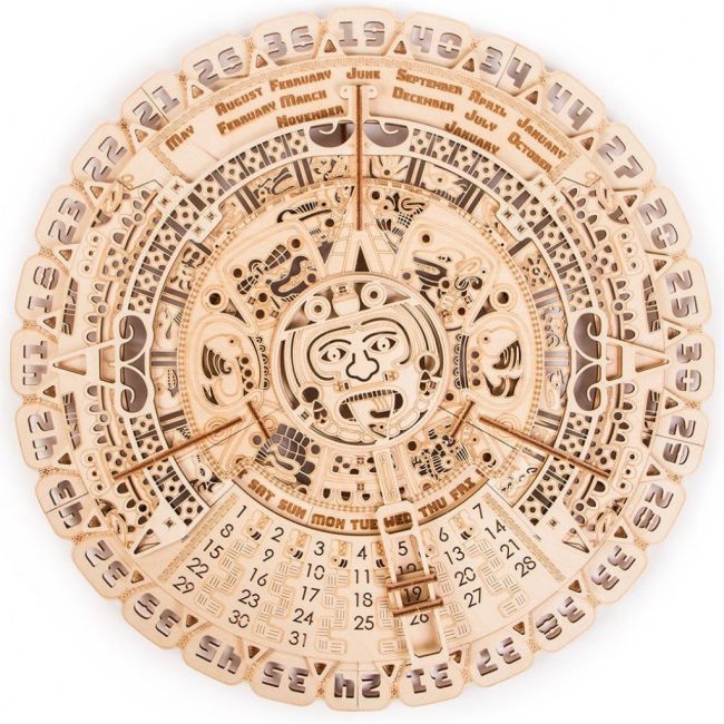 Puzzle 3D din lemn calendar Mayan JUBUD-00032