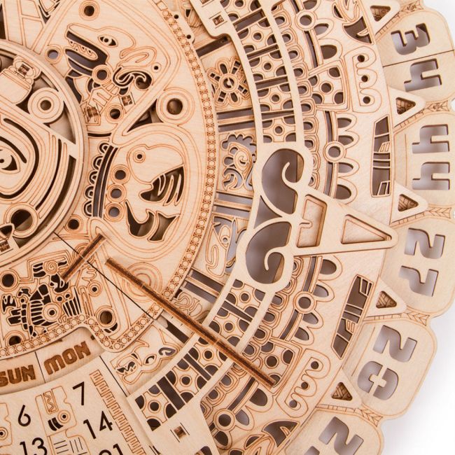 Puzzle 3D din lemn calendar Mayan JUBUD-00032