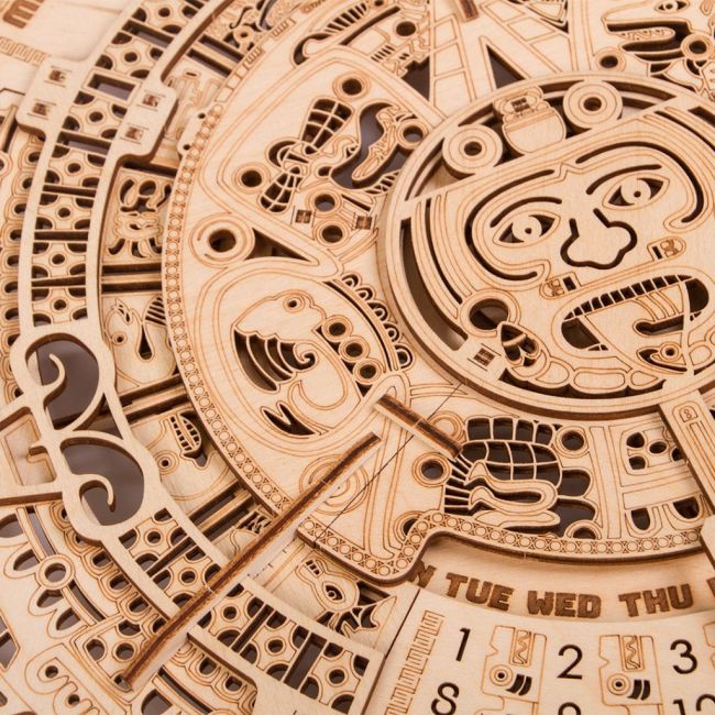Puzzle 3D din lemn calendar Mayan JUBUD-00032