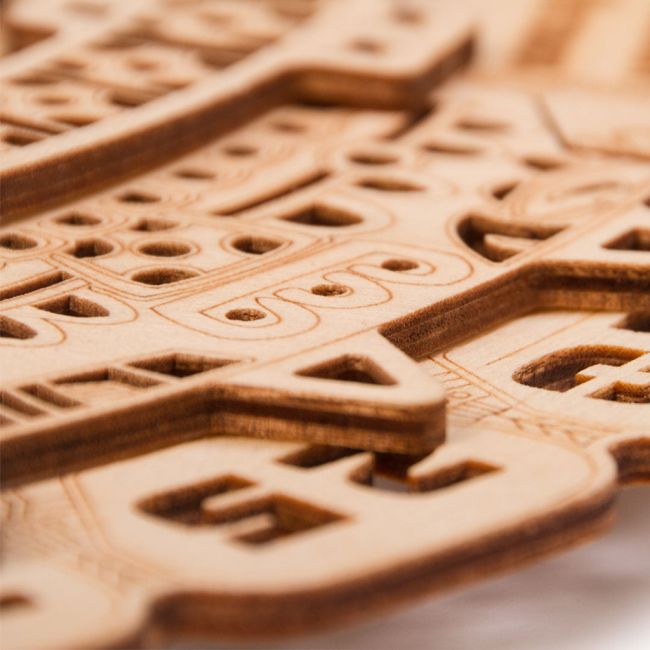 Puzzle 3D din lemn calendar Mayan JUBUD-00032