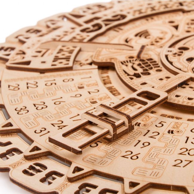 Puzzle 3D din lemn calendar Mayan JUBUD-00032