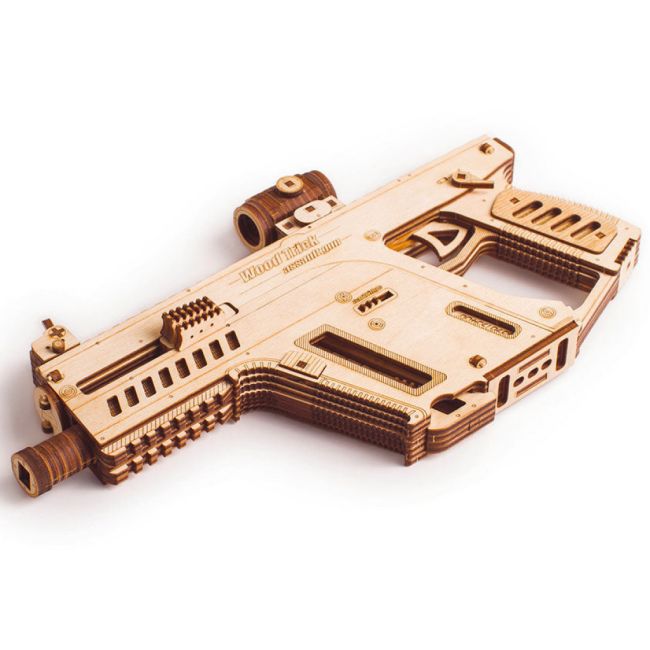 Puzzle 3D din lemn pusca de asalt JUBUD-00022
