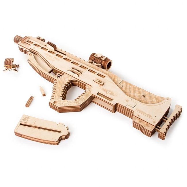 Puzzle 3D din lemn pusca de asalt USG-2 JUBUD-00025
