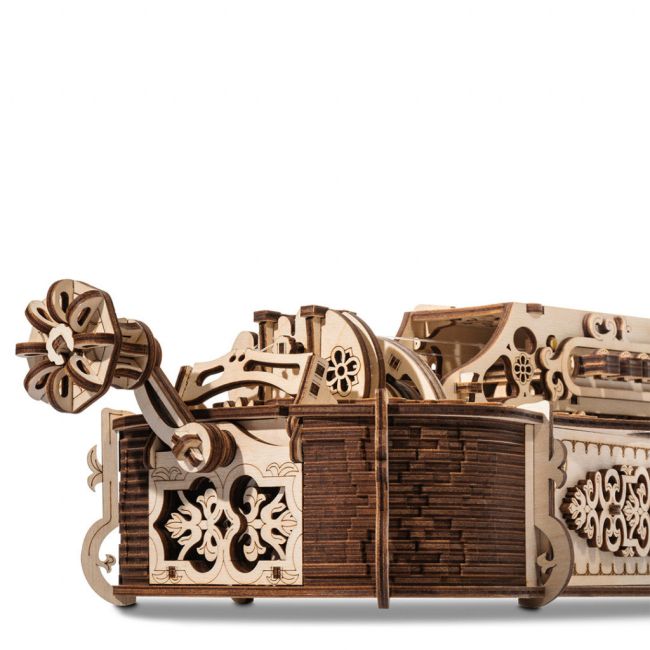Puzzle 3D mecanic din lemn lira lui Da Vinci JUBUD-00058