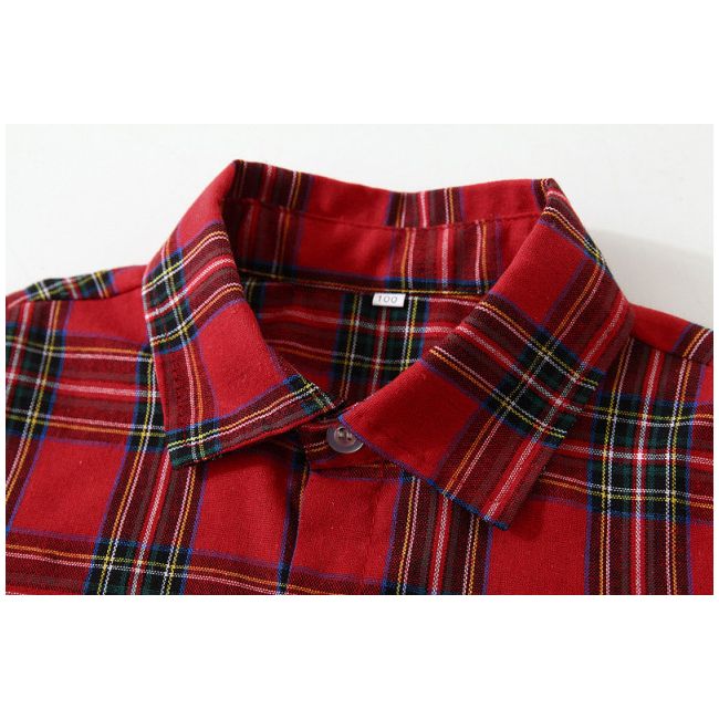 Costum elegant pentru baietei cu camasuta in carouri MBMS01-de4