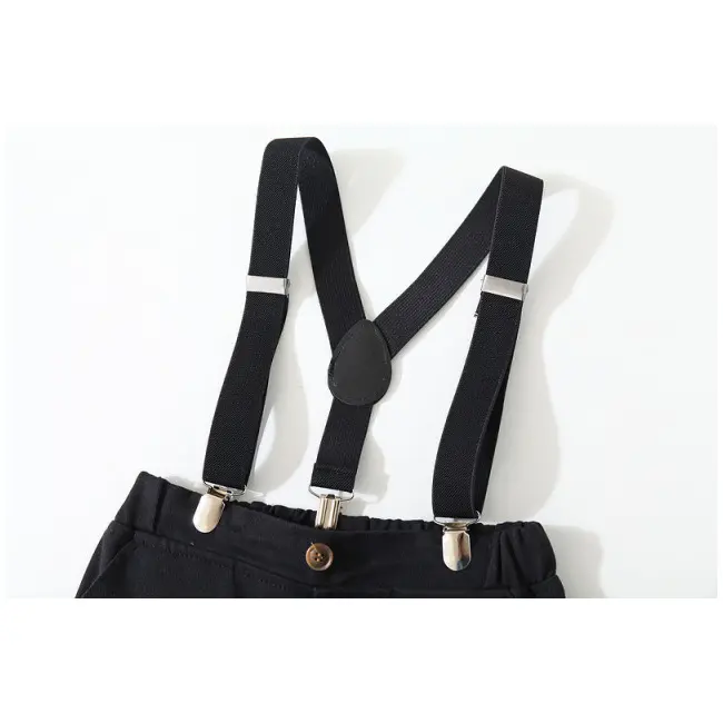 Costum elegant pentru baietei cu camasuta in carouri MBMS01-de4
