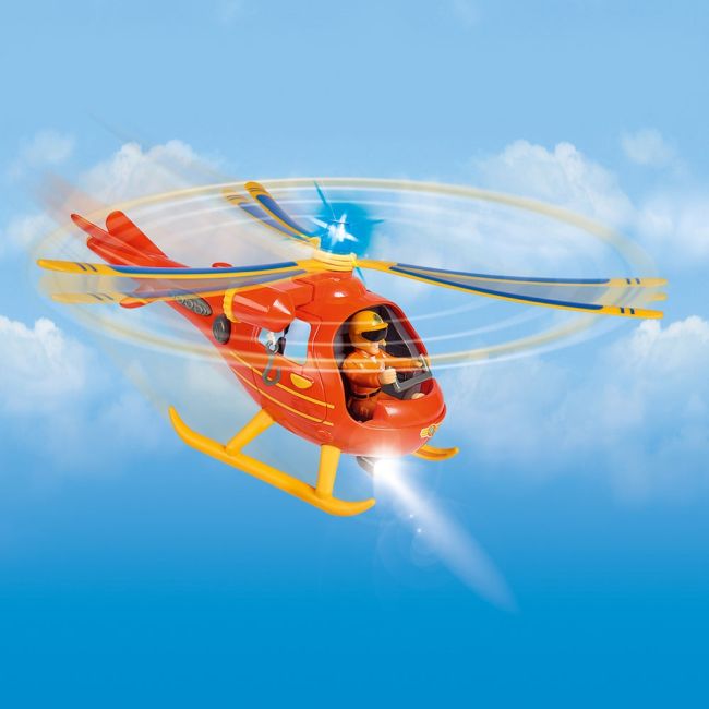 Elicopter electric simba fireman sam wallaby cu figurina tom hubs109252510038