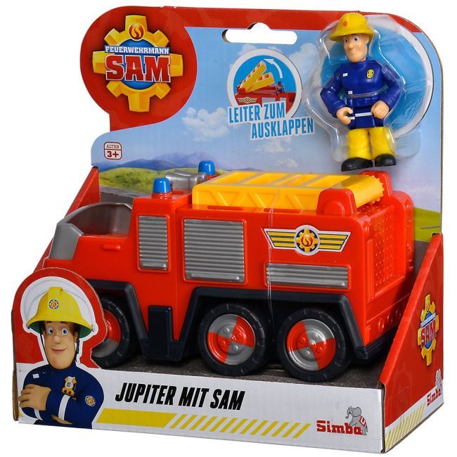 Masina de pompieri simba fireman sam jupiter cu figurina sam hubs109252505038