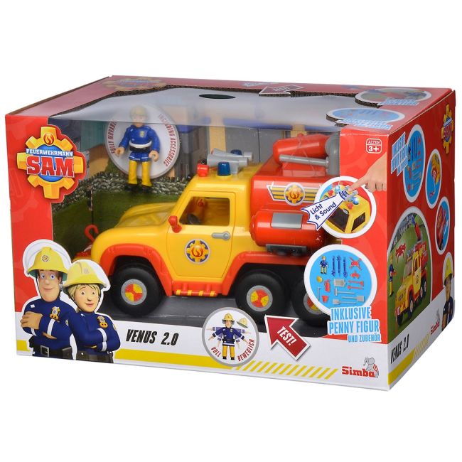 Masina de pompieri simba fireman sam venus 2.0 cu figurina hubs109251094038