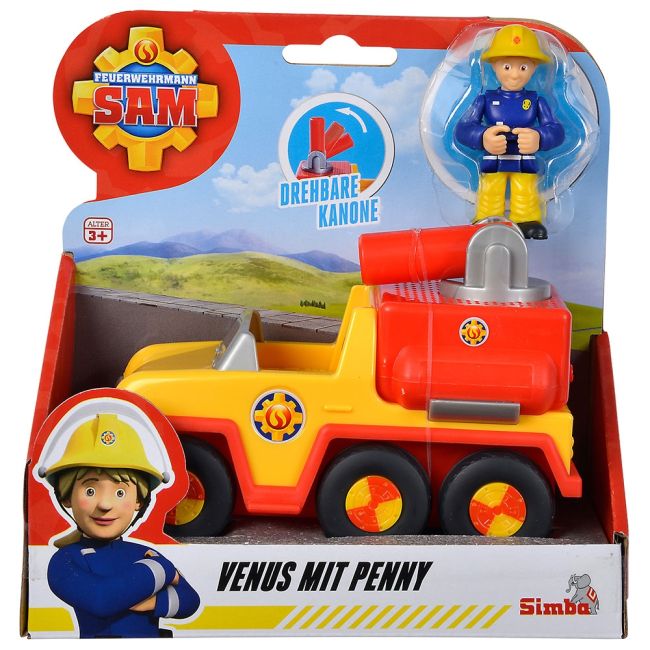 Masina de pompieri simba fireman sam venus cu figurina penny hubs109252506038