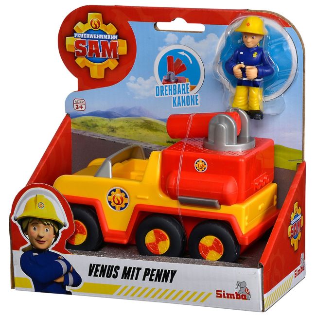 Masina de pompieri simba fireman sam venus cu figurina penny hubs109252506038
