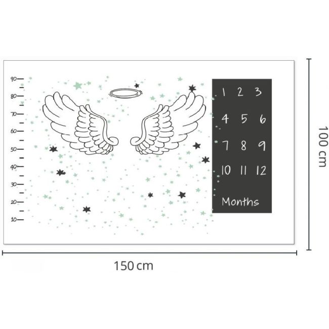 Noua Paturica plusata pentru fotografii 100x150 cm (Model: Inima) JEMdrl1285
