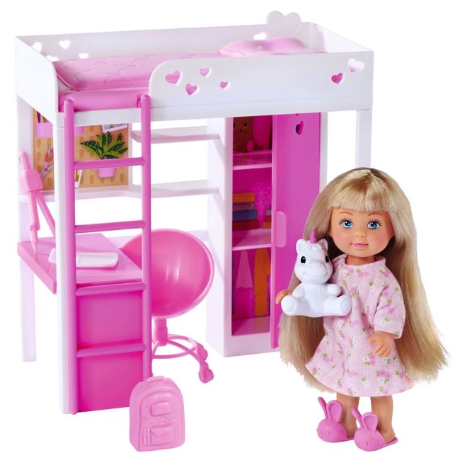 Papusa simba evi love my room 12 cm cu figurina si accesorii hubs105733601