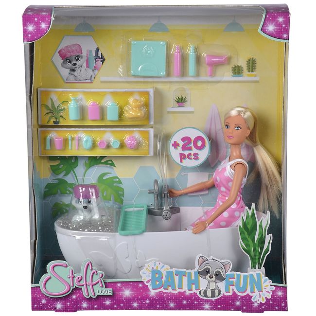 Papusa simba steffi love bath fun 29 cm cu figurina si accesorii hubs105733589