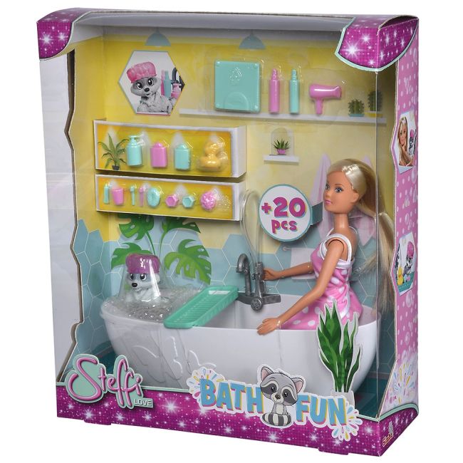 Papusa simba steffi love bath fun 29 cm cu figurina si accesorii hubs105733589