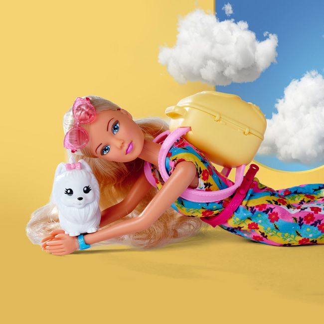Papusa simba steffi love go go puppy 29 cm cu figurina si accesorii hubs105733533