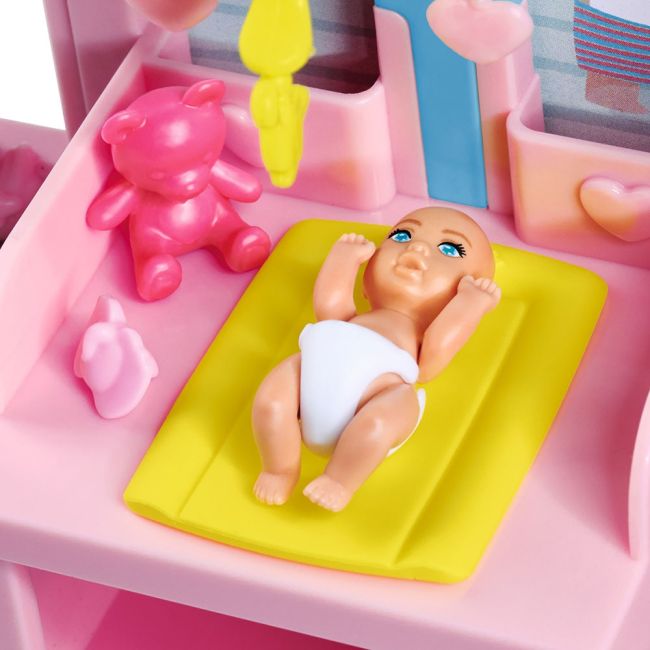 Papusa simba steffi love newborn baby room 29 cm cu figurina si accesorii hubs105733590