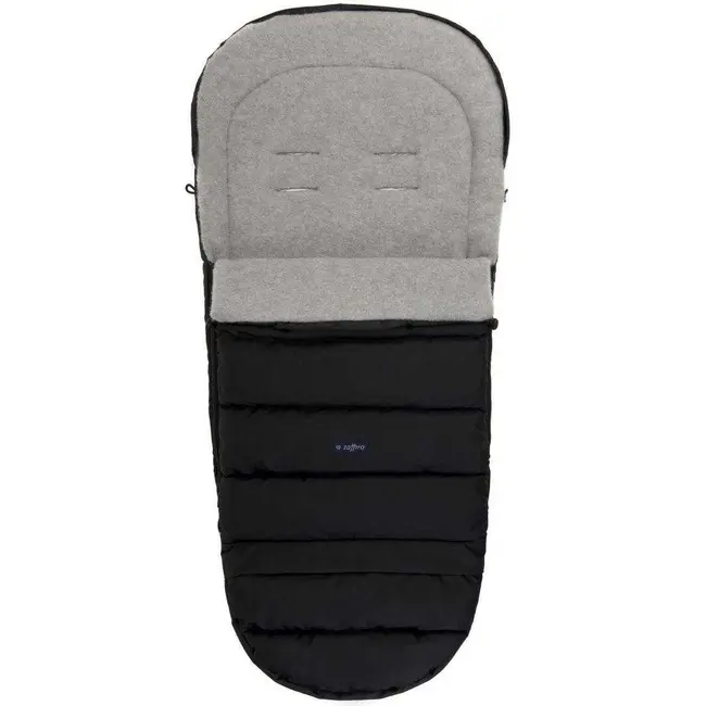Sac de iarna pentru carucior si scaun auto iGrow 2.0 cu lana oaie Premium Melange Womar Zaffiro 3Z-IGW-PM BBJ3Z-IGW-PM_Negru