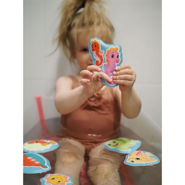 Set simba jucarii de baie abc magic bath puzzle hubs104010196
