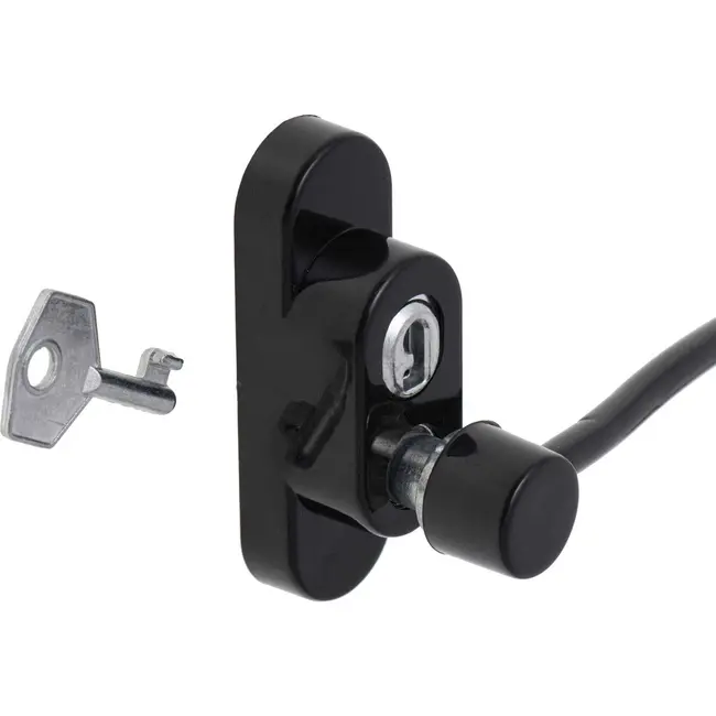 Sistem siguranta pentru geam cu cheie 21 cm Ikonka IK6817 BBJIK6817_Negru