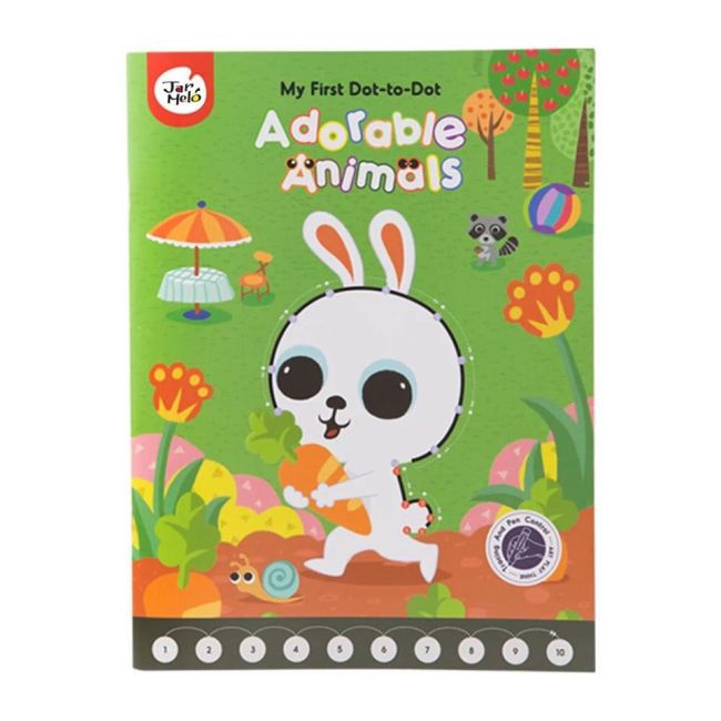 Carticele dot-to-do cu numere sau litere (Model: cu litere) JEM1dot1a