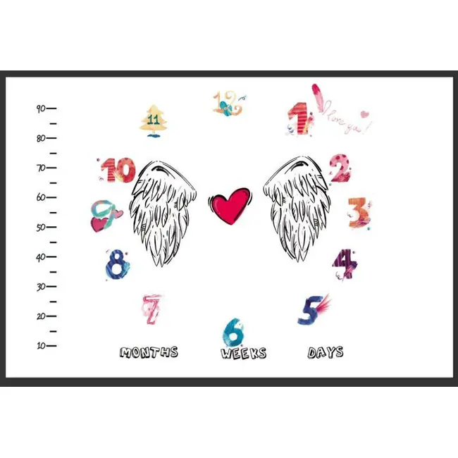 Noua Paturica plusata pentru fotografii 100x150 cm (Model: Bursuci) JEMdrl1287