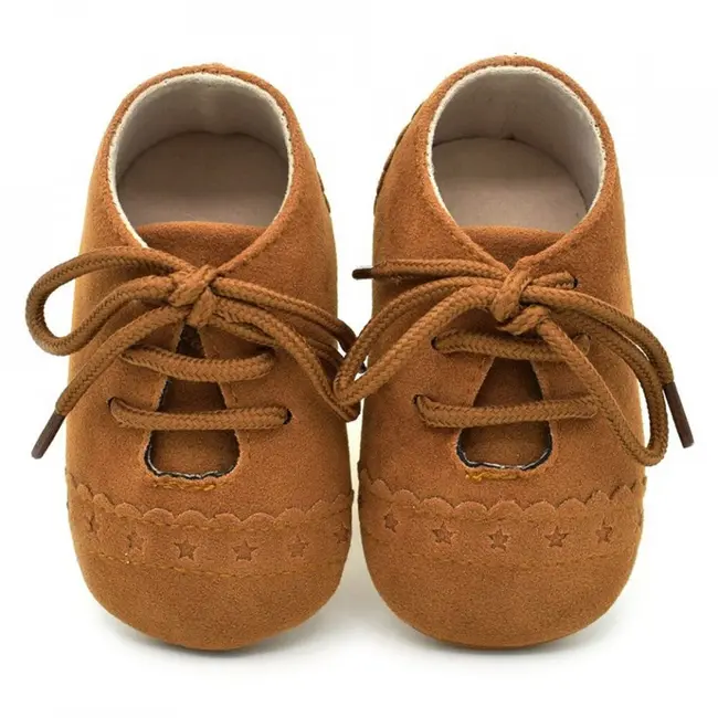 Pantofiori eleganti bebelusi (Culoare: Maro, Marime: 12-18 Luni) JEMf55aba2